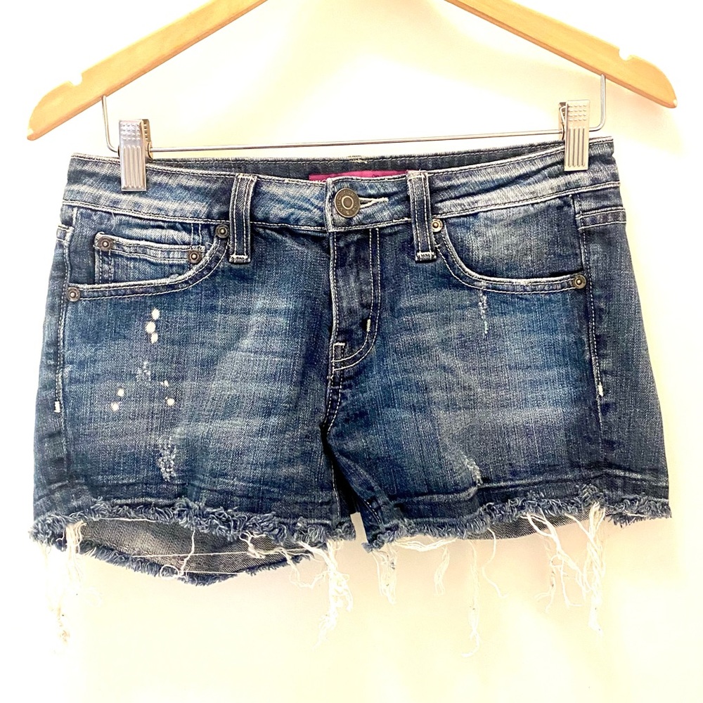 Blue Vigoss denim short shorts, sz 5/6 (28) - Picture 1 of 8